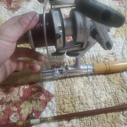 Vintage  Bamboo Daiwa Rod And Reel $125