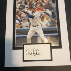 Derek Jeter Authentic Signed Frame, Yankees