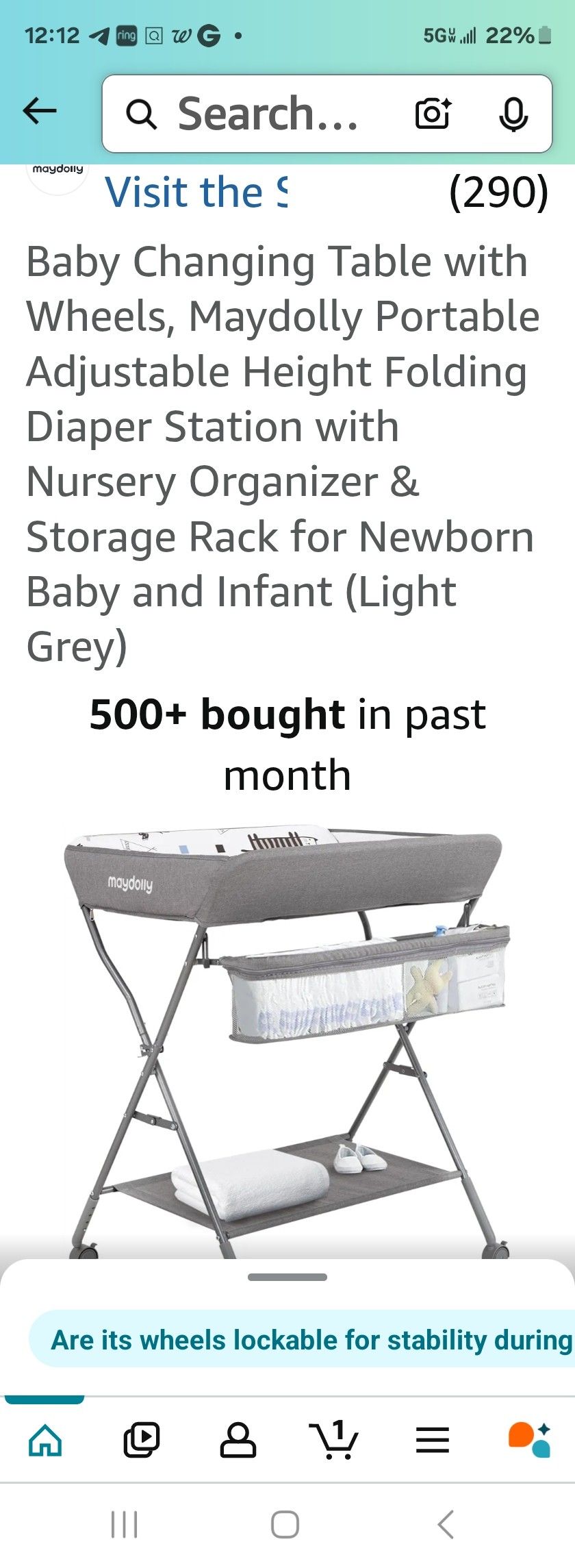 Baby Changing Table
