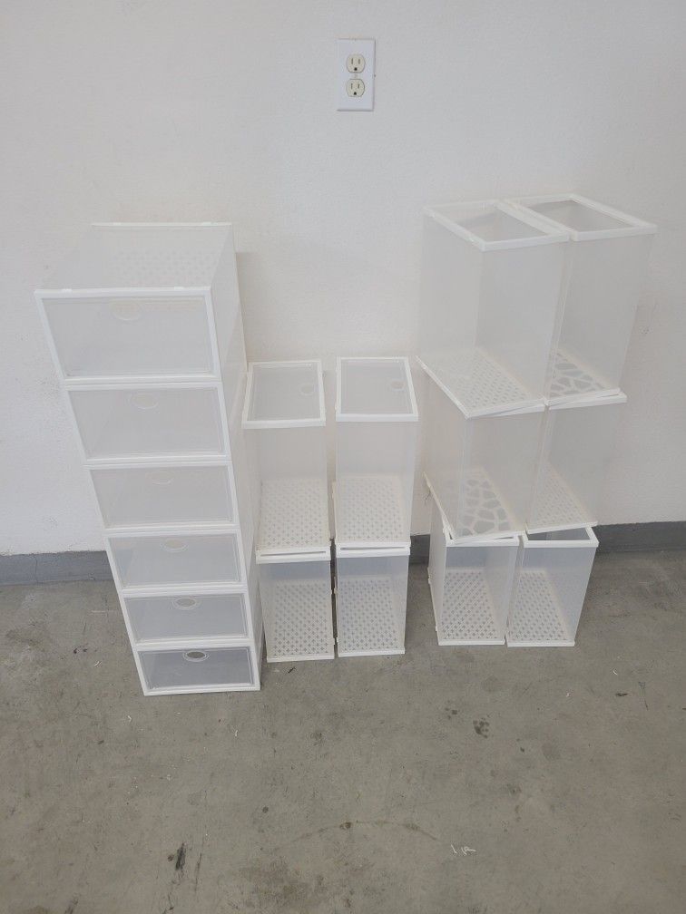 Stackable Plastic Shelves/Containers