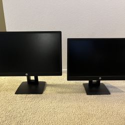 Computer Monitors- 24” & 21.5”