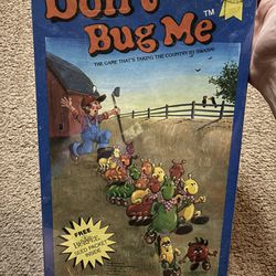 Vintage Sealed Don’t bug me board game 1993