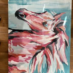 Horse Canvas Painting 