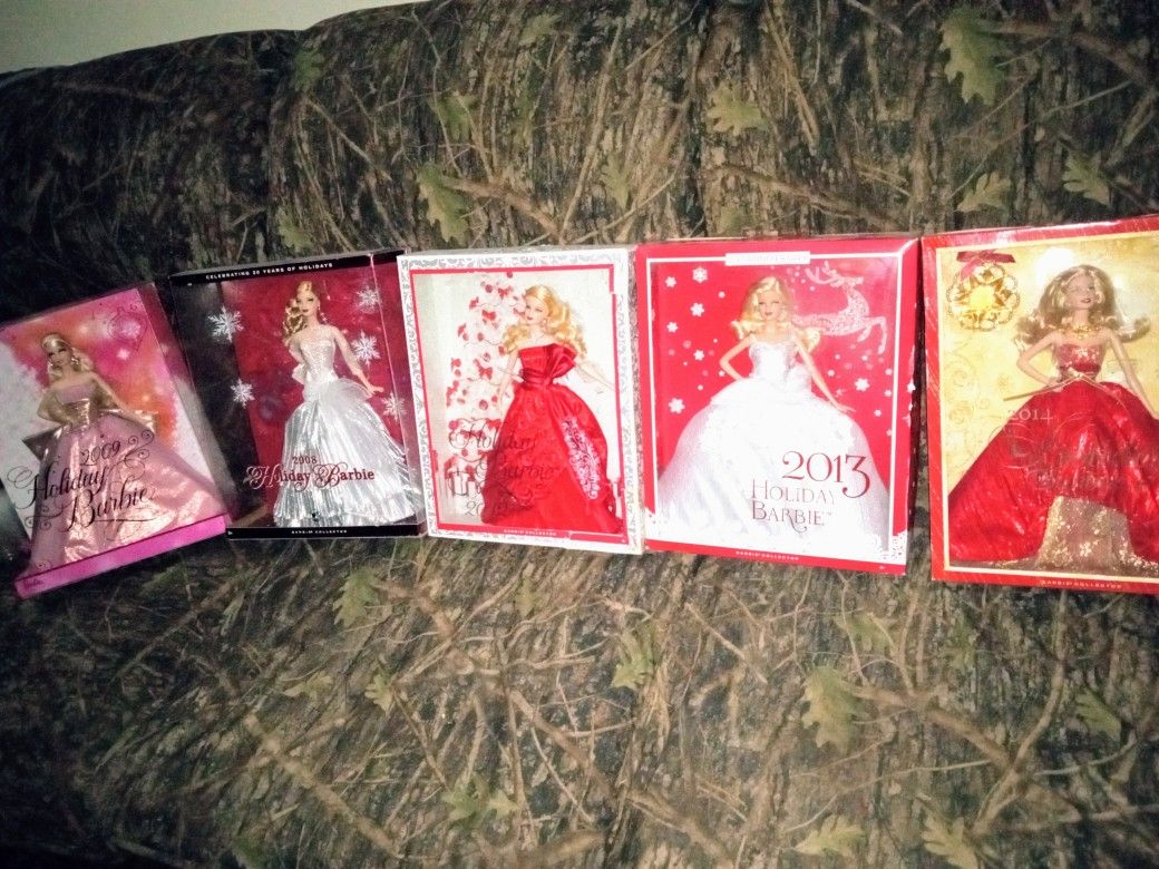 Holiday Barbie Collections Dolls
