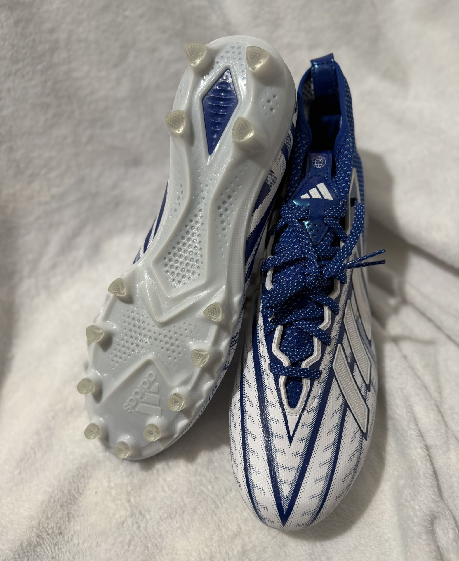 Mens ADIDAS FREAK 23 INLINE FOOTBALL CLEATS ROYAL BLUE/WHITE