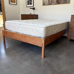 Bed Frame Solid Wood Queen Size Custom Made