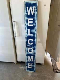 Welcome sign