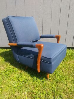 Vintage Mid Century Modern Swivel Rocking Chair