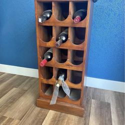 Wood Wine Rack 