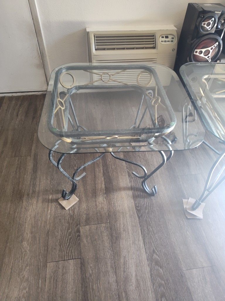 Three Piece Coffee And End Tables