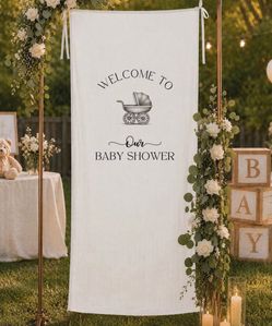 Baby shower banner