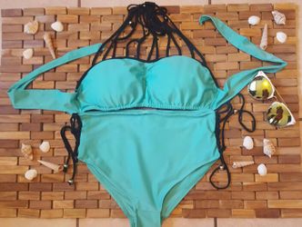 2016 Sexy Brazilian Turquoise High Waist Bikini