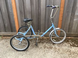 Worksman folding tricycle sales