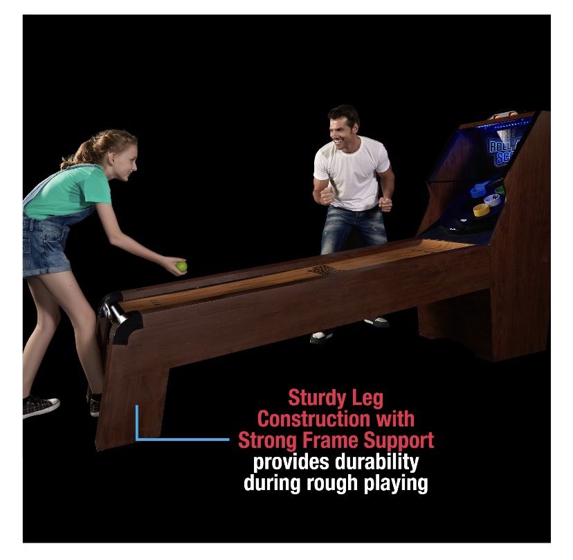 MD Sports 9' Roll and Score Game, LED Scorer, Arcade Sound Effects