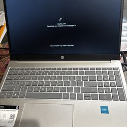 15.6”  HP laptop 