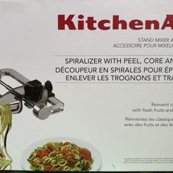 Kitchen Aid Spiralizer, Corer, Peeler