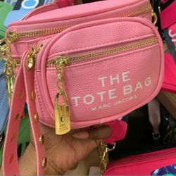 Marc Jacob's  Leather Adjustable PINK Waist Bag