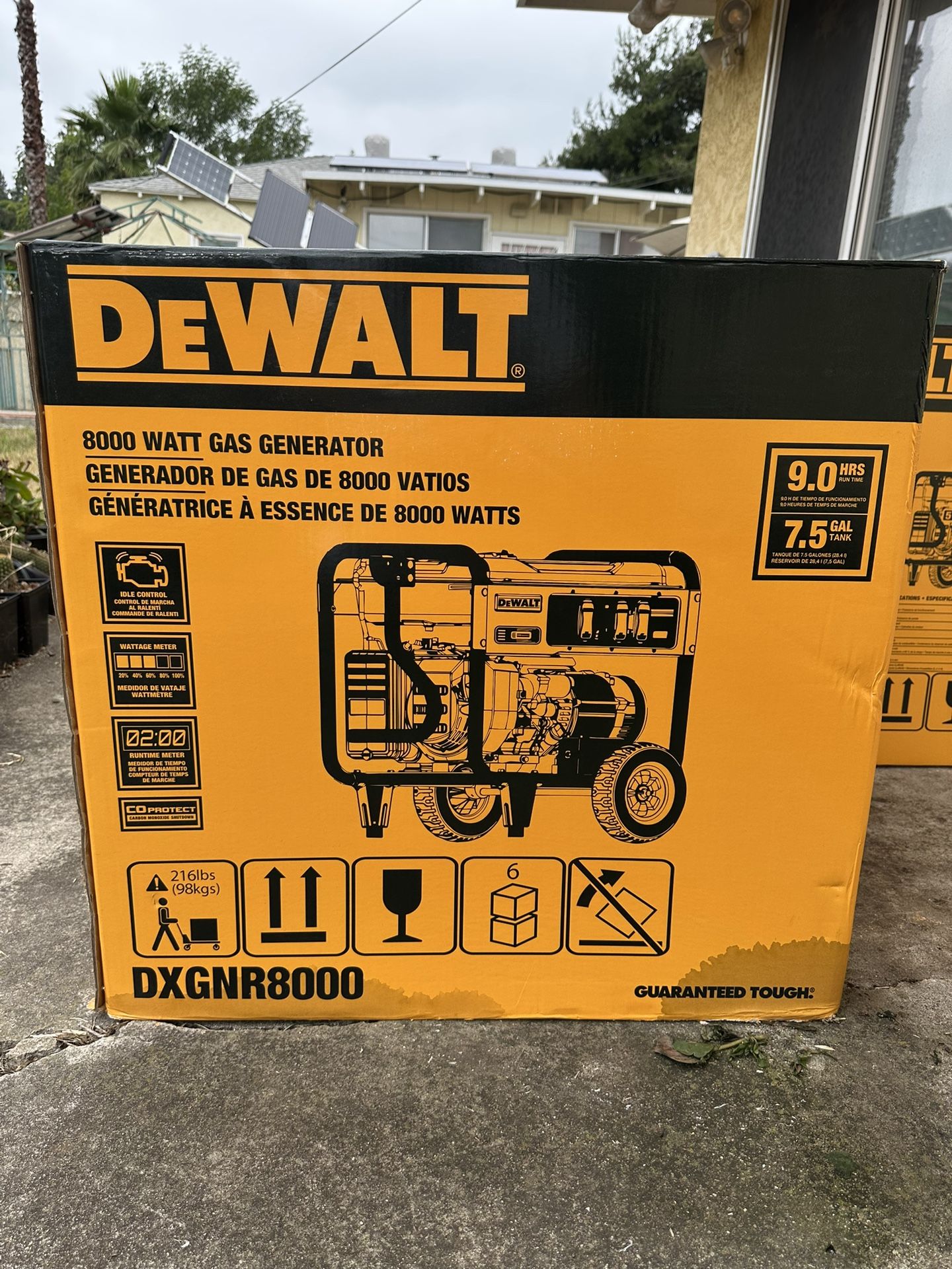 Dewalt Generator 10000 / 8000 Watts