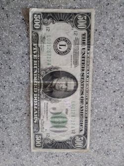 $500 Bill