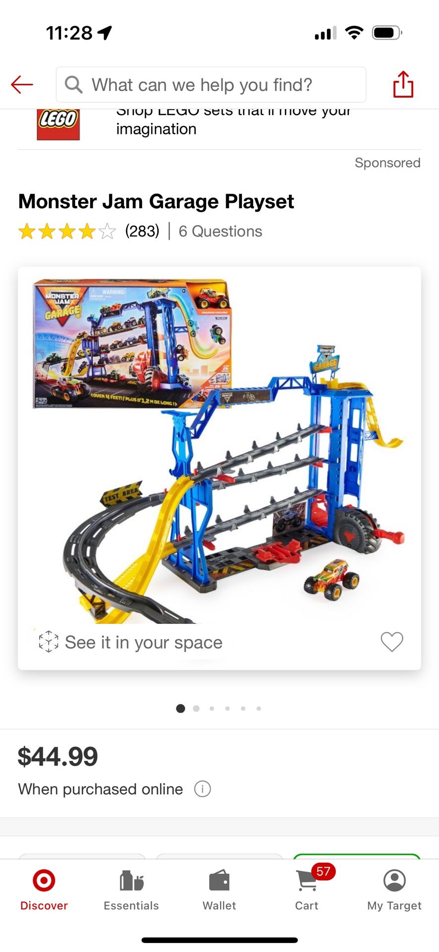 Monster jam garage