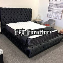 New Queen Bed Bed Frame Witt Mattres