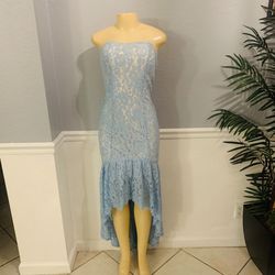 Maniju Sz M Woman Strapless Dress