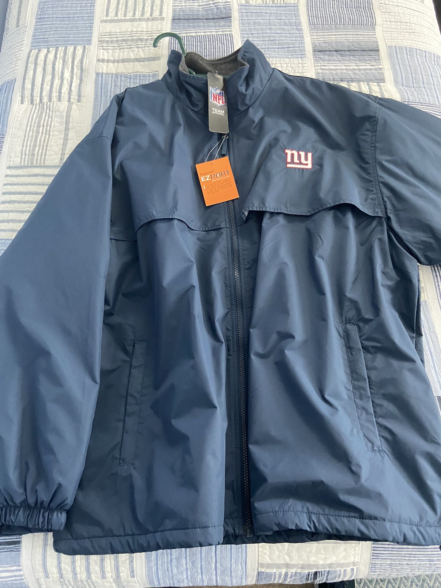 NY Giants Lined Windbreaker