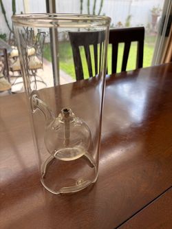 Wolfard 9” Glass Oil Lamp
