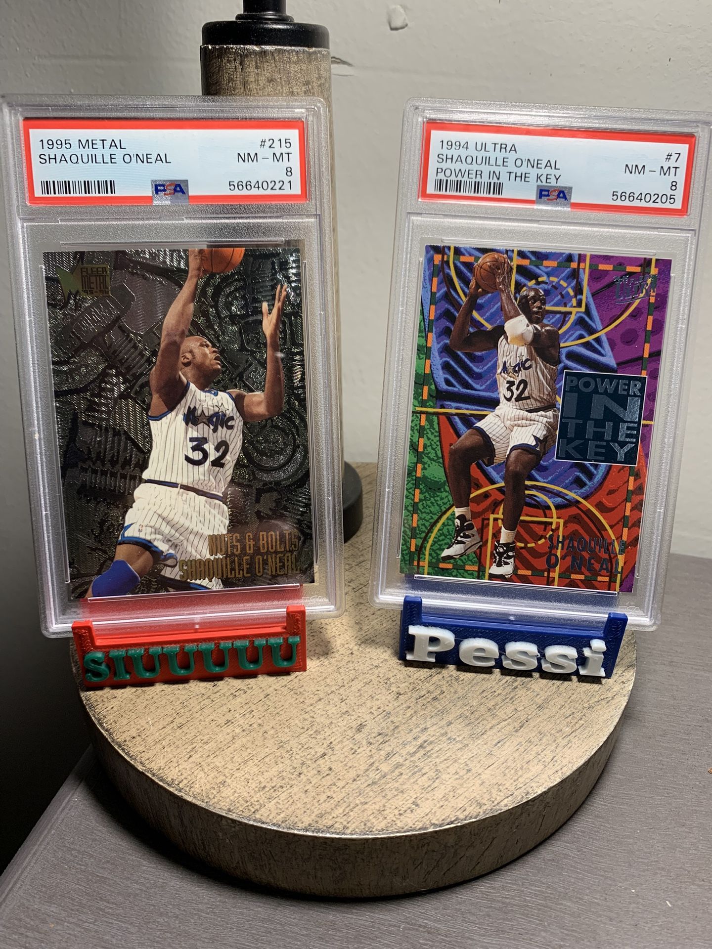 Shaquille O’Neal PSA 8 Lot Of 2 Orlando Magic