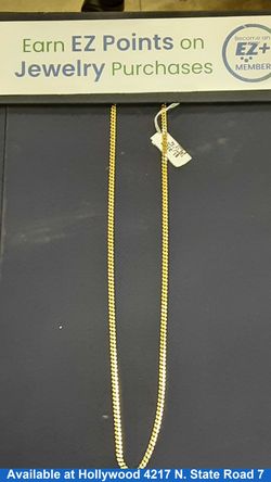 Cuban Link Chain - Yellow Gold 10k (.417) 13.2 grams 20 inch