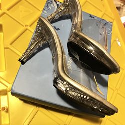 Fabuliscious Women’s Heels Clear Size 5