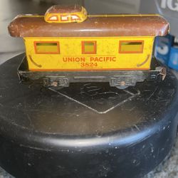 Vintage Marx Union Pacific Caboose Train Car 3824