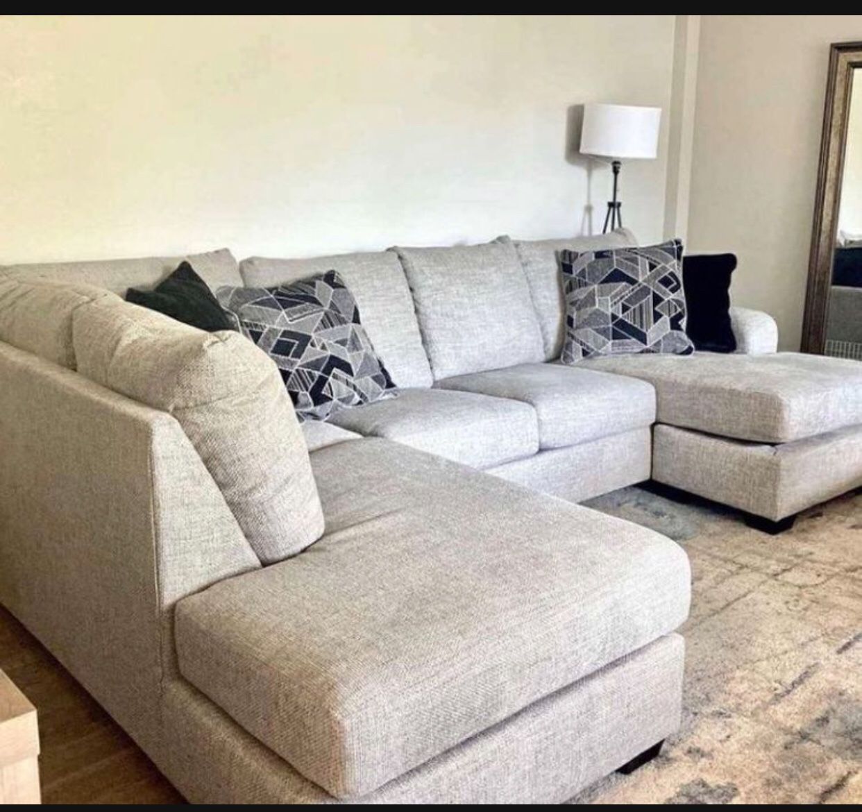 ⚡️ Brand New⚡️ 2 Piece Storm Sofa Sectional With Chaise☄️ Financing💰 Delivery Available🚚 Living Room 👈
