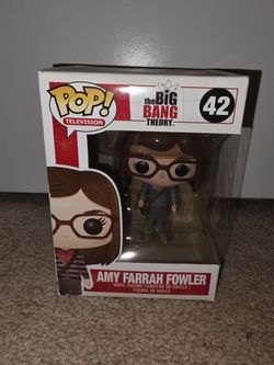 The Big Bang Theory Funko Pop Amy Farrah Fowler #42 
Damaged Box but New