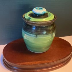 Pottery Honey Jar