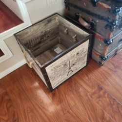 Brown Paris Storage Bin