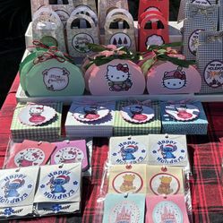 Handcrafted Christmas stocking stuffers party favors gift card tags