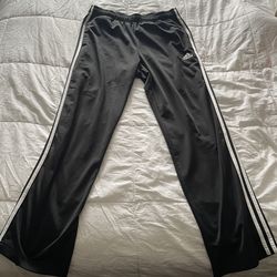 Adidas Black Trackpants Size Large