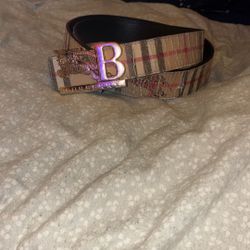 Used Burberry Belt CHEAP