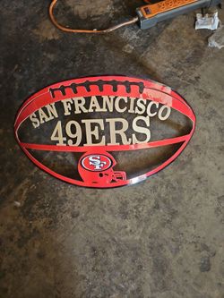 49er football sign