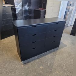 Eight drawers dresser with rails / 8 drawers dresser with rails