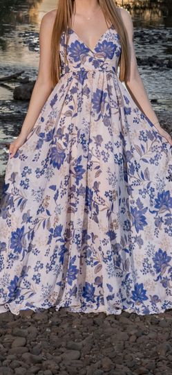 Long floral dress