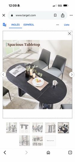 Mesa de comedor con 4 sillas