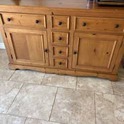 Wood China Cabinet 