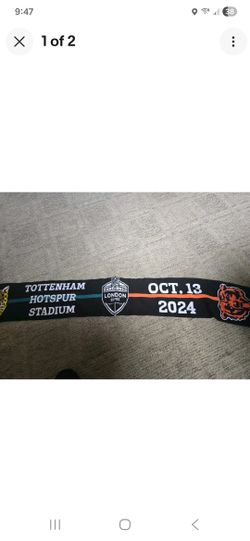 CHICAGO BEARS LONDON GAMES SCARF TOTTENHAM STADIUM 