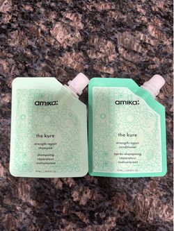 NEW AMIKA THE KURE STRENGTH REPAIR SHAMPOO AND CONDITIONER $7!