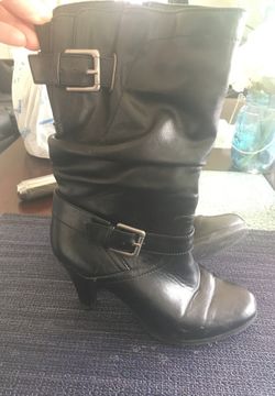 Black boots