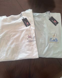 Vineyard Vines Lot of 2 Men's Long Sleeve Pocket Tees XL/XXL Whale Sailboat