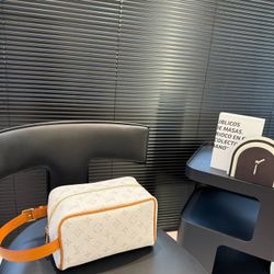 LV toiletry bag, wallet, makeup bag, storage bag
