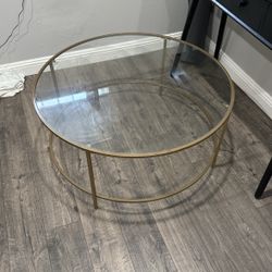 Coffee Table w/ Glass Top